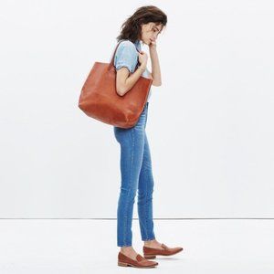 Madewell Brown Leather Tote